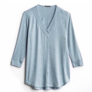 NWT Pink Clover for Stitch Fix Kaliyan V Neck Brushed Knit
Top Light Blue XXL